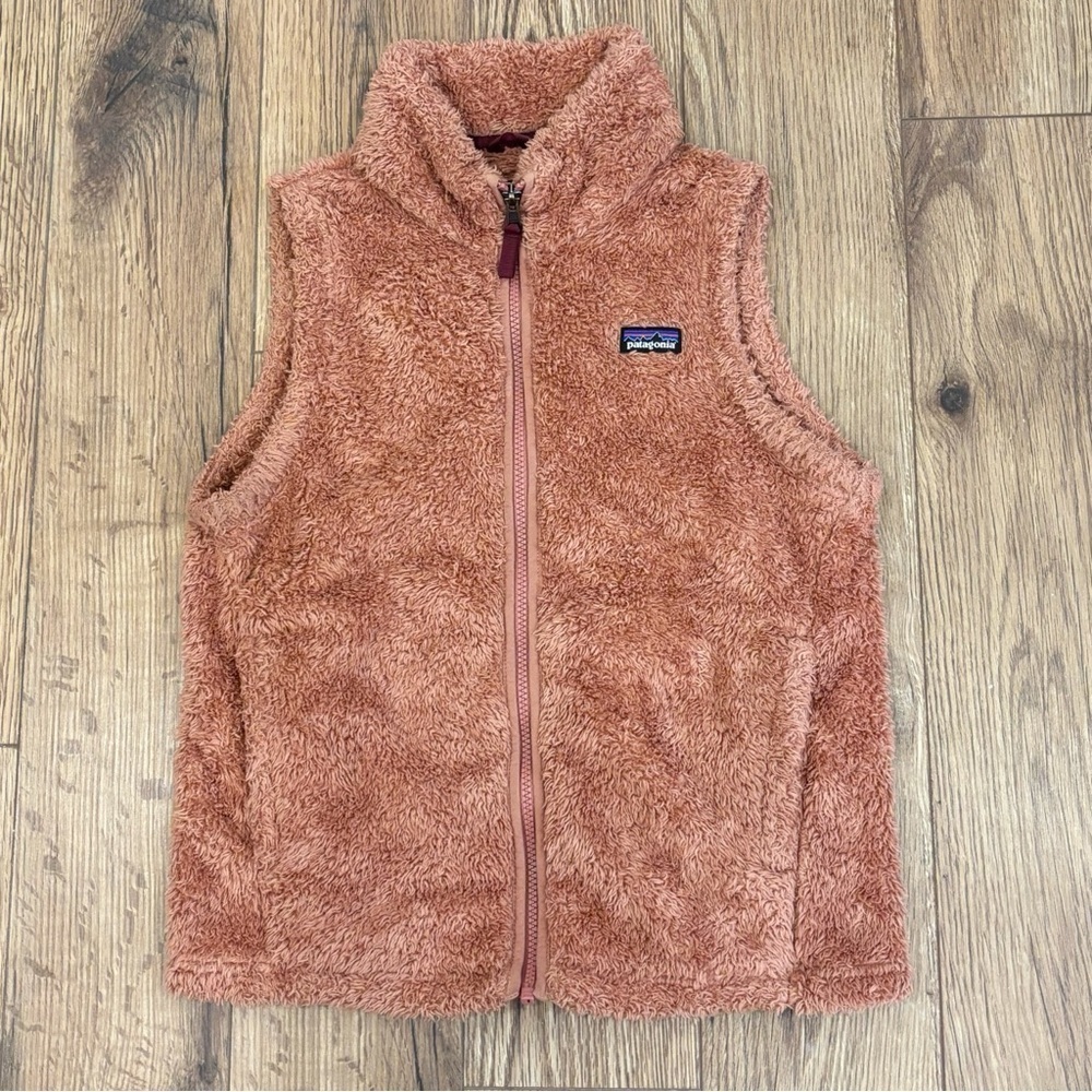 Patagonia Girls Los Gatos Vest Size XL 14 In Rosehip